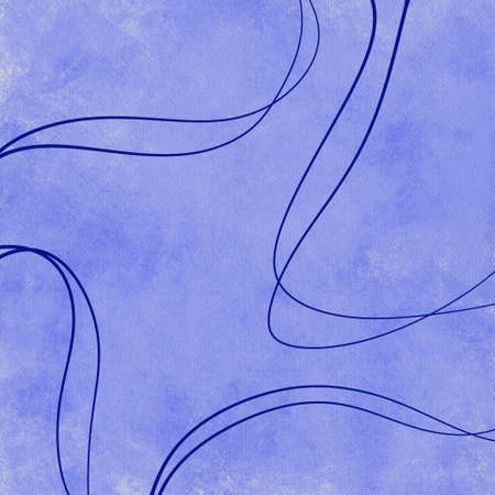 abstract simple lines on blue canvas texture background, minimalist wallpaper conceptの写真素材