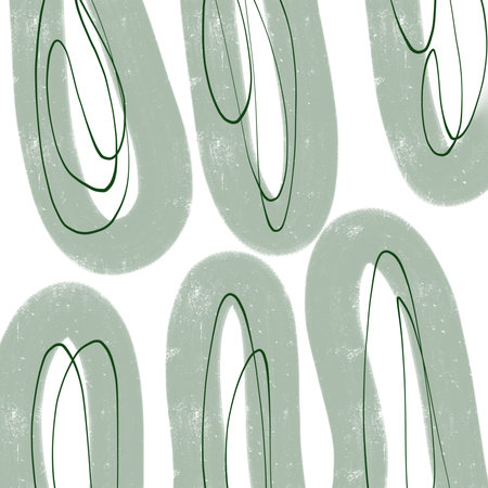 abstract brush strokes, green line, minimalist digital doodle, concept background wallpaper idea