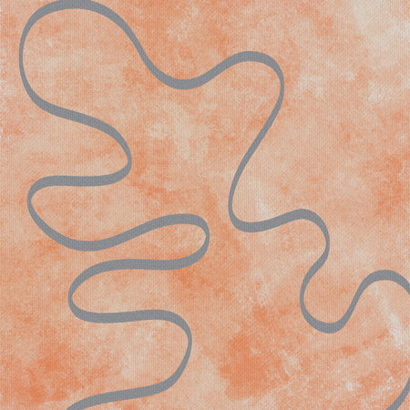 abstract gray pink lines on nude orange canvas texture, warm tones summer color palette minimalistic...