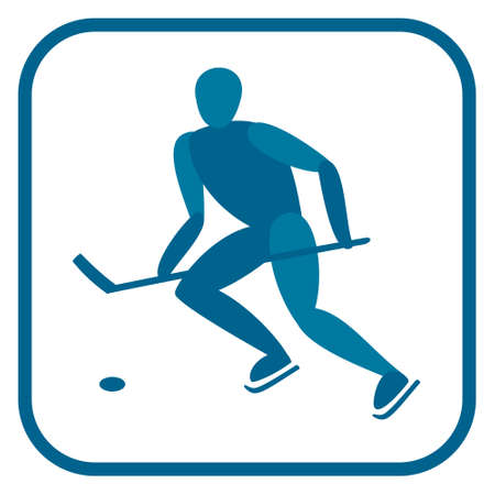 Ice hockey emblem.のイラスト素材