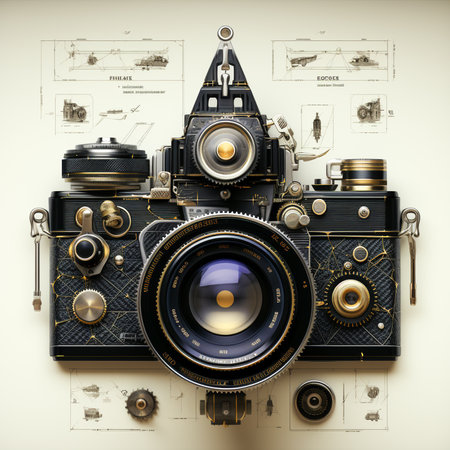 AI Generated Graphic Elements Collection for Modern Photography: Enhance Visibility and Salesの素材
