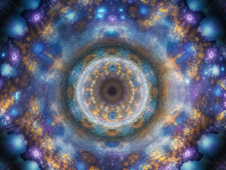 Whimsical Dreamscape Vibrant Abstract Fantasy Background of an Ethereal Surreal World, Ai Generativeの素材