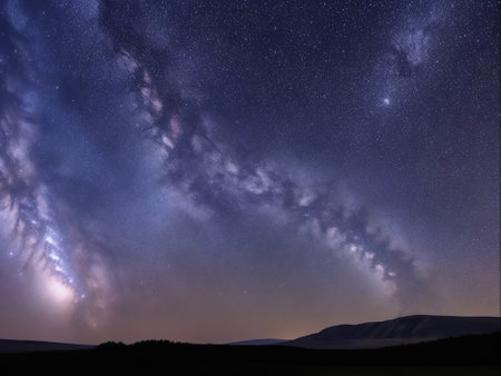 Ethereal Cosmic Spectacle Celestial Streaks  the Starry Universe, Generative Aiの素材