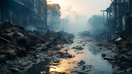 The Impact of Greenhouse Effect on Climate Nature, Generative Aiの素材
