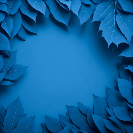 Multi colored leaf background Tranquil natural textures for eco design, Generative Aiの素材