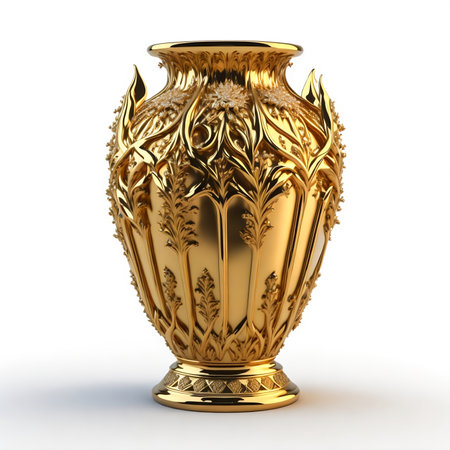 Elegant Vase with Minimalist Floral Arrangement for Modern Home Decor, Generative Aiの素材