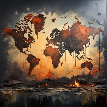 Continents of the World Geography Background for Exploration, Generative Aiの素材