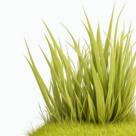 Green Grass,  Rocks, and a Tree  Harmony of Nature Elements, Generative Aiの素材