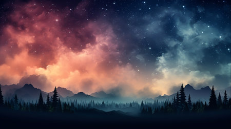 Vibrant Colors A Beautiful Backdrop for Your Projects, Generative Aiの素材