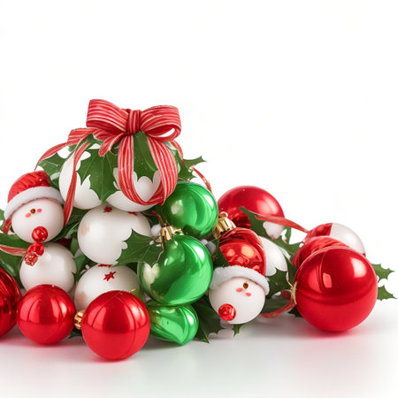 Christmas Gift  Festive Socks and Sweet Candy Decorations, Generative Aiの素材
