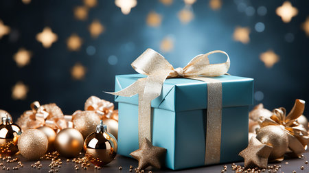 Celebrating Special Moments Blue Gift Boxes Packed with Joy for Unforgettable Occasions, Generative Aiの素材
