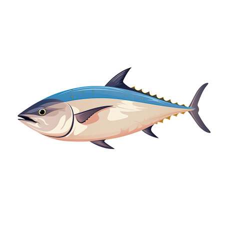 Delicious Sushi Ingredient Fresh Tuna Fish for Gourmet Japanese Cuisine, Generative aiの素材