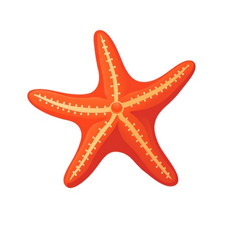 Vibrant Underwater Life - Colorful Starfish in the Tranquil Ocean Seabed, Generative aiの素材