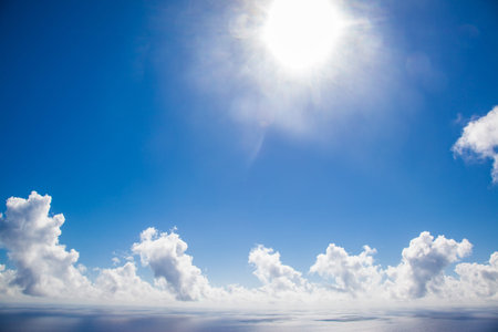 Blue sky and clouds