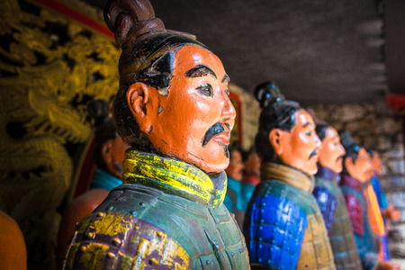 Madeira Island - Chinese Warrior Statues, Monte Palace Tropical Gardensのeditorial素材