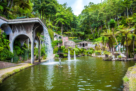Madeira Island - Tropical Gardens of Monte Palaceのeditorial素材