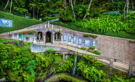Madeira Island - Tropical Gardens of Monte Palaceのeditorial素材