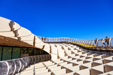 Metropol Parasol de Seville, Andalousie, Espagne / Metropol Parasol of Seville, Andalusia, Spainのeditorial素材