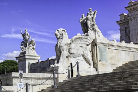Victor Emmanuel II Monument, Rome, Lazio, Italyのeditorial素材