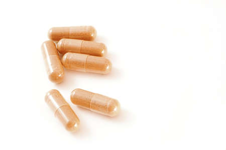 Korean Red Ginseng capsulesの写真素材