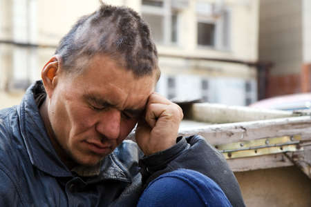 Big problems and headache.の写真素材