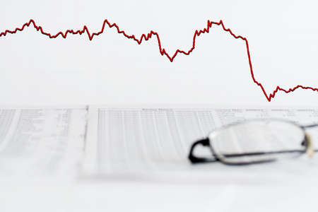 Rise and falling of stock exchange indexes.の写真素材