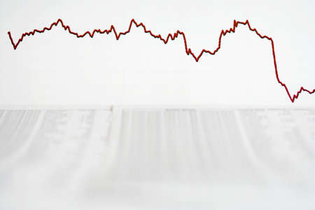 Rise and falling of stock exchange indexes.の写真素材