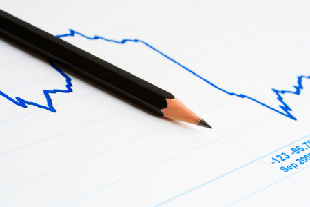Pencil and monitoring of stock index dynamics.