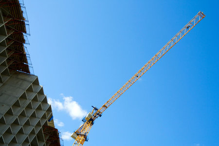Crane on the costruction.