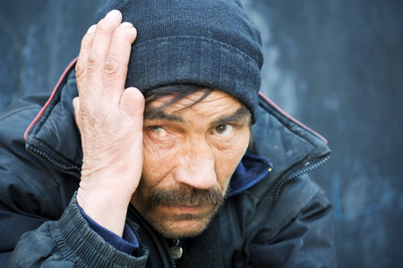 Homeless man.