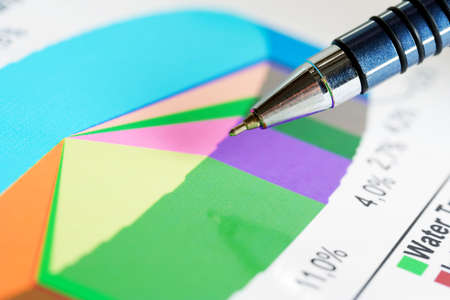 Analysis of stock market sector structure.の写真素材