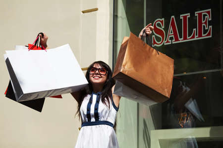 Happy  shoppingの写真素材