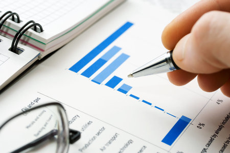 Stock market graphs monitoring
