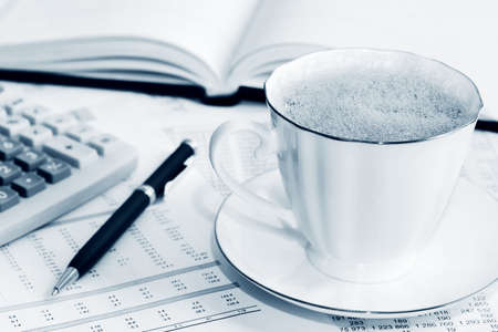 Financial accountingの写真素材