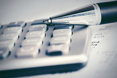 Financial accounting の写真素材