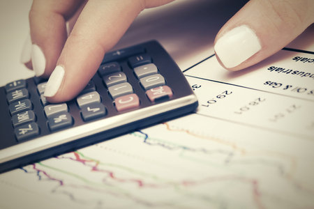 Financial accounting stock market graphs analysis 