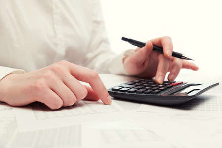 Financial accounting の写真素材