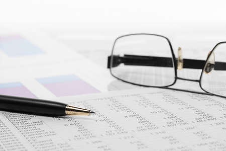 Financial accountingの写真素材