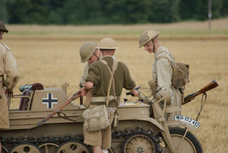 Front in Africa, soldiers Allies のeditorial素材