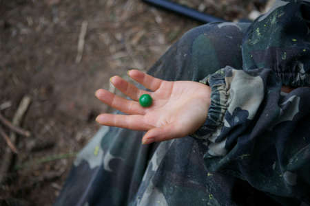 Paintball, paintball ball.の写真素材