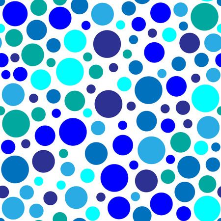 Circles with different colors that create a seamless background. abstract solutionのイラスト素材