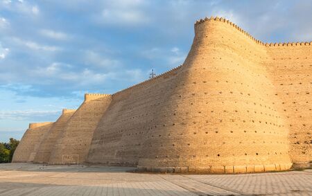 Wall of the Bukhara Fortress (Ark), Uzbekistanのeditorial素材