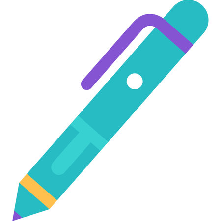 Pen vector ink pencil design office icon isolatedのイラスト素材