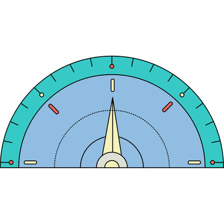 Internet speed dashboard meter flat vector iconのイラスト素材