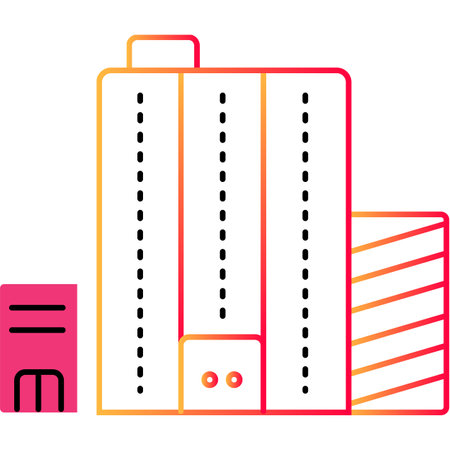 Office furniture vector icon interior flat designのイラスト素材