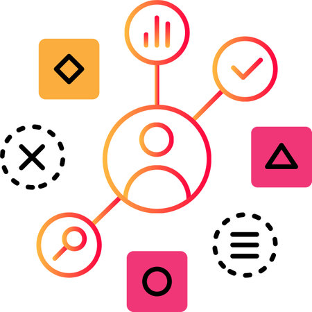 Management vector business icon office work designのイラスト素材