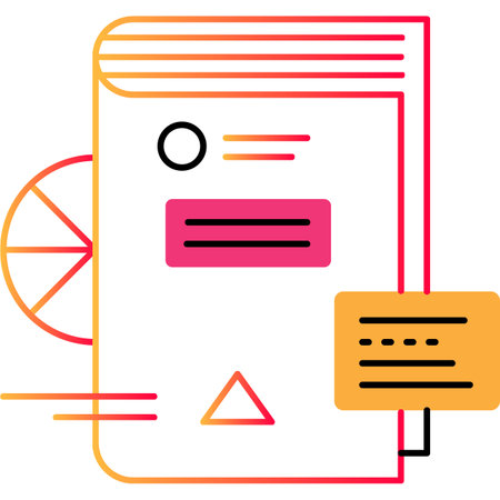 Brand design development outline icon flat vectorのイラスト素材