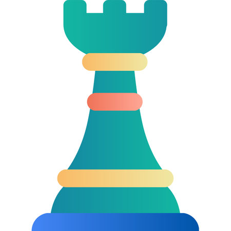 Chess piece vector knight isolated flat iconのイラスト素材