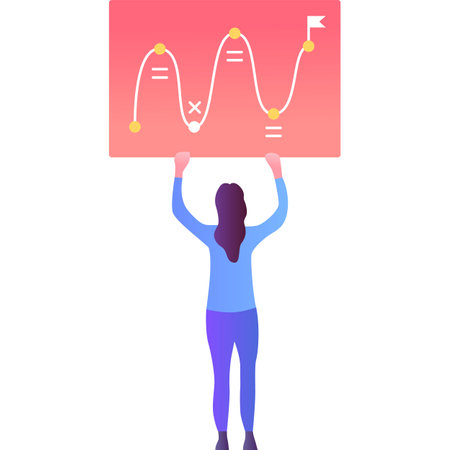 Business plan vector icon strategy concept designのイラスト素材