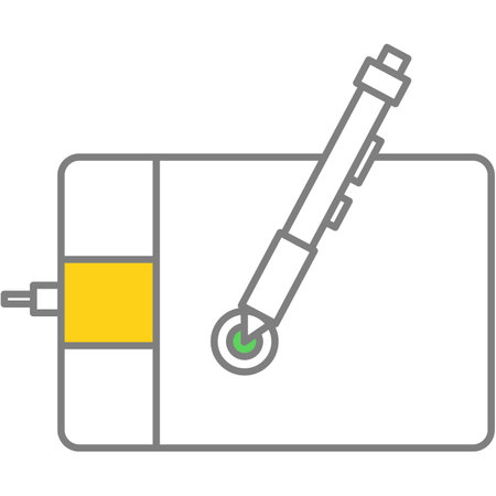 Pen vector device icon graphic pencil stylus signのイラスト素材